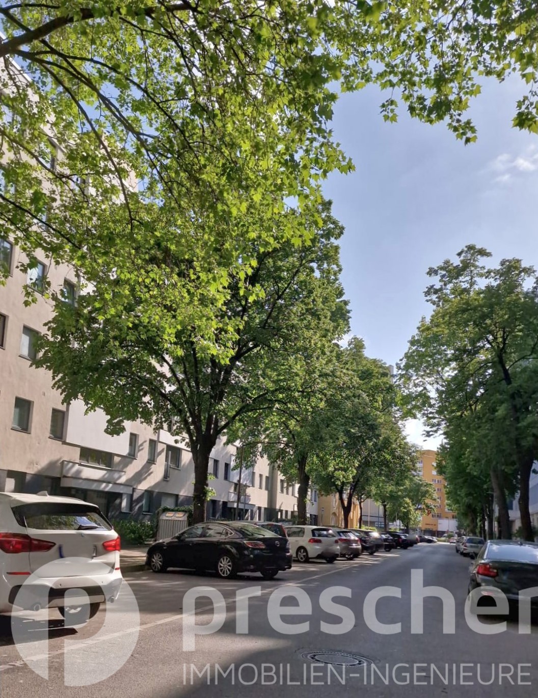 Blick in die Burggrafenstraße